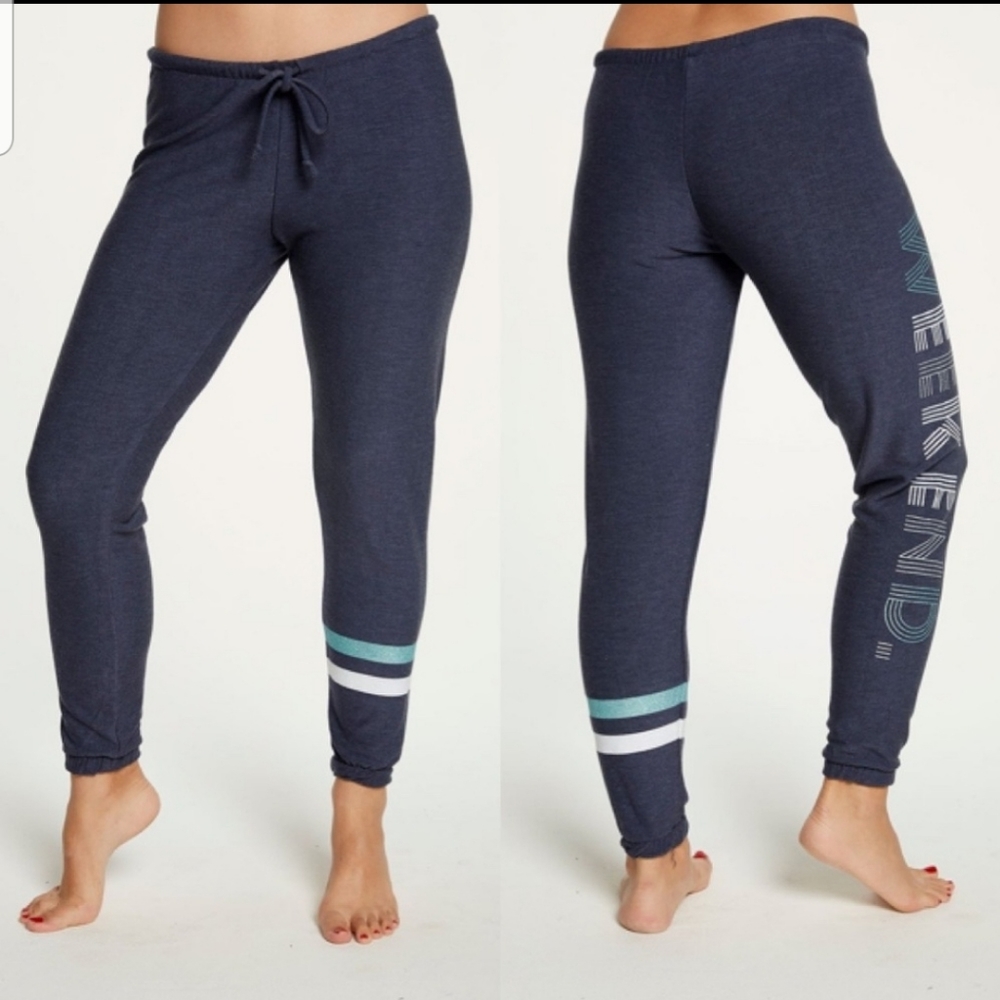 Chaser Glitter Weekend Sweatpants NWT